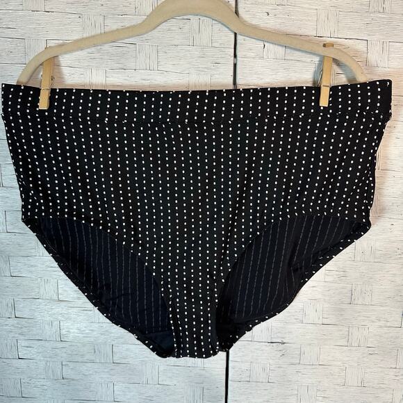 Swim by Cacique women’s two piece Bikini swimsuit black white Romantic plus size - Picture 3 of 16